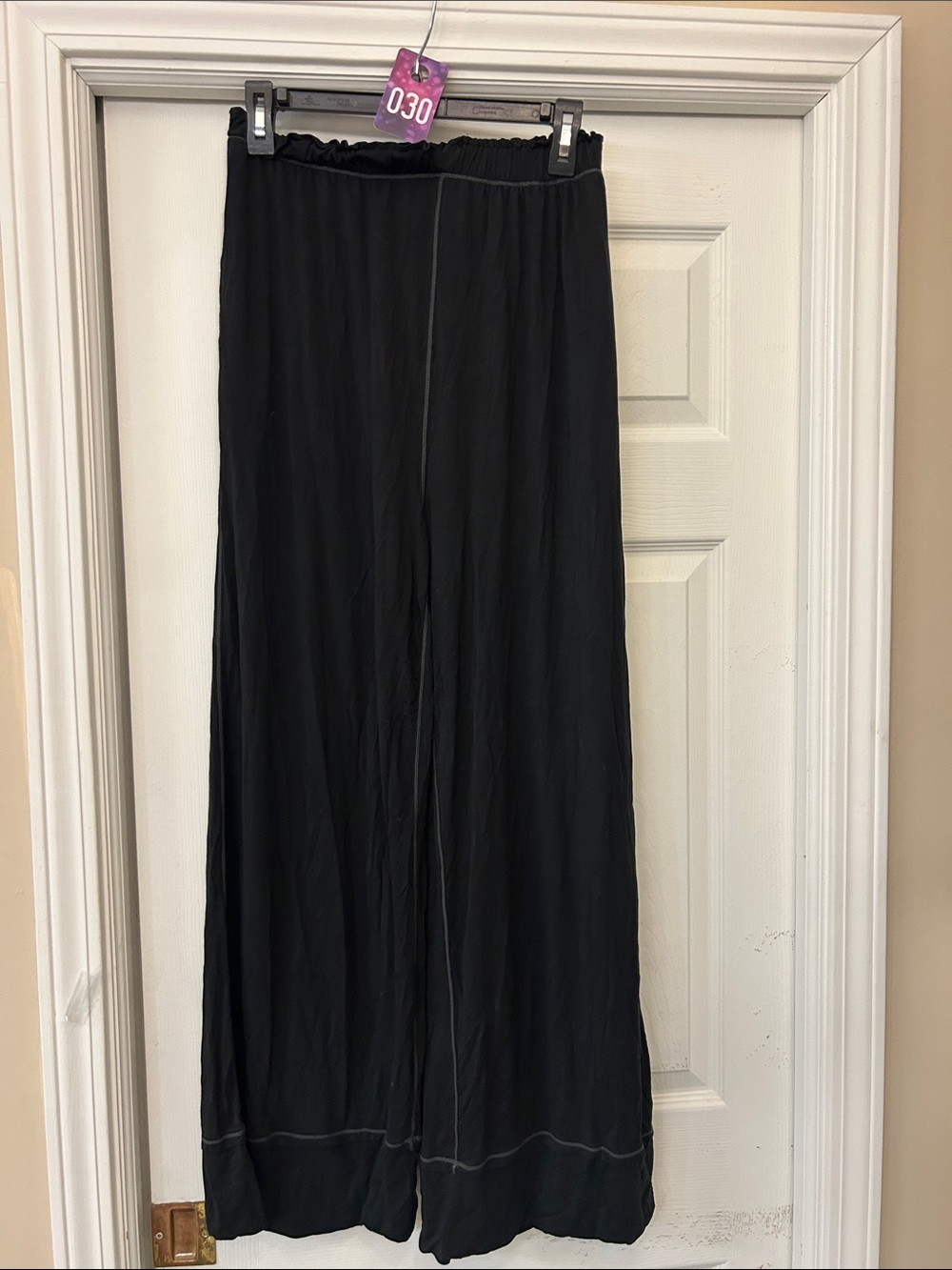 Free People Black Maxi Wide-Leg pants